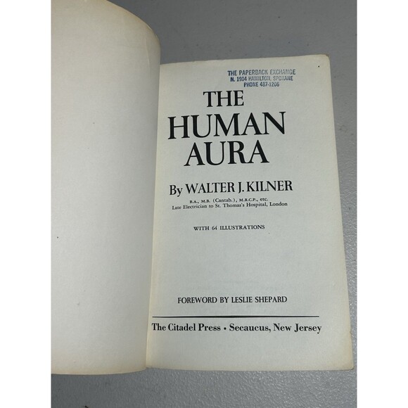 The Human Aura by Walter Kilner 1965 Paperback First 1st Edition Mysticism - Picture 3 of 8